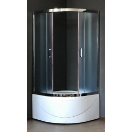 Royal Bath Душевой уголок RB 90BK-C-CH 900x900x2000