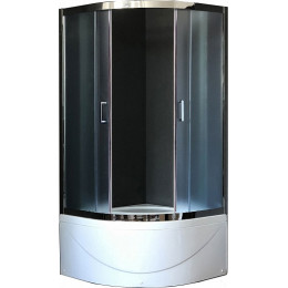 Royal Bath Душевой уголок RB 90BK-C-CH 900x900x2000