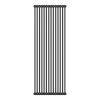 Трубчатый дизайн-радиатор Royal Thermo Insignia C2180 14 секций, черный, боковое подключение