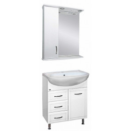 Misty Мебель для ванной Уют 60 L с 3 ящиками