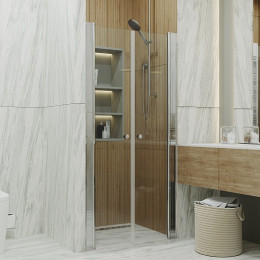 Triton Душевая дверь в нишу Дабл 100x185