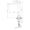 Смеситель для раковины BelBagno Luce LUC-LMC-CRM хром