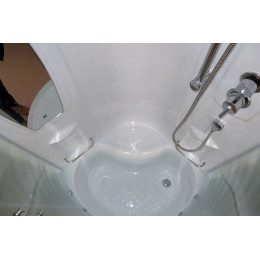 Royal Bath Душевая кабина NRW RB 100NRW-C-CH 100x100 стекло матовое профиль хром