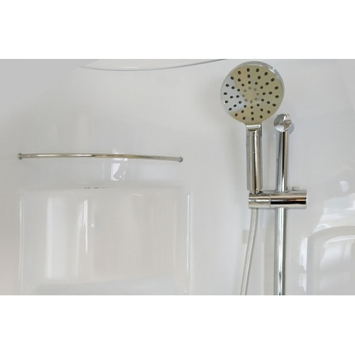 Royal Bath Душевая кабина NRW RB 100NRW-C-CH 100x100 стекло матовое профиль хром