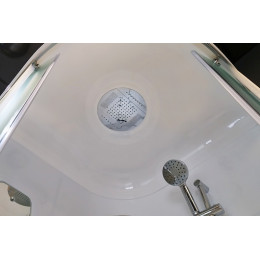 Royal Bath Душевая кабина NRW RB 100NRW-C-CH 100x100 стекло матовое профиль хром