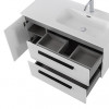 BelBagno Мебель для ванной Eco Cer-N 100-1 R bianco lucido CZR-8095-100-R ручки матовые чёрные