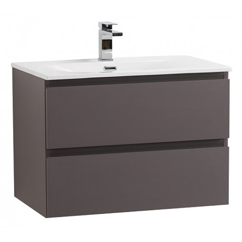 BelBagno Тумба с раковиной Kraft 60 подвесная Темно-Серый матовый с раковиной BB-8099-60