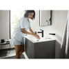 Смеситель для раковины Hansgrohe Finoris 76010670 с донным клапаном черный матовый