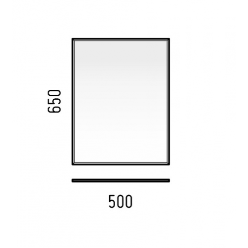 Зеркало Corozo Гольф 50 см SD-00000630 белый