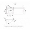 Misty Тумба с раковиной Фостер 120 R подвесная