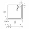 Roltechnik Экран для поддона "FLAT KVADRO 800x800"