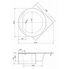 Cezares Фронтальный экран для ванны Fi Corner
