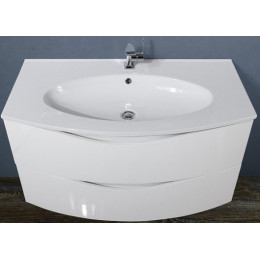BelBagno Тумба с раковиной SMILE BB900TVC/BL Bianco Lucido