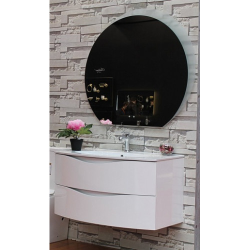 BelBagno Тумба с раковиной SMILE BB900TVC/BL Bianco Lucido