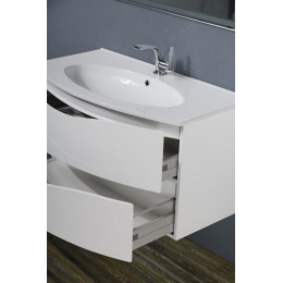BelBagno Тумба с раковиной SMILE BB900TVC/BL Bianco Lucido