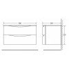 BelBagno Тумба с раковиной SMILE BB900TVC/BL Bianco Lucido