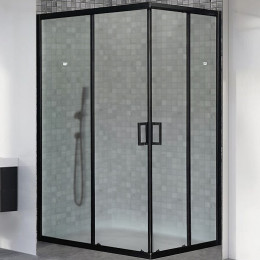 Royal Bath Душевой уголок RB 8120HPD-C-BL 120х80х185