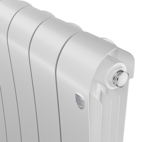 Радиатор биметаллический Royal Thermo Infinity 500 Bianco Traffico 10 секций, боковое подключение