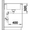 Мойка Blanco Metra XL 6 S-F 525933 c клапаном черный