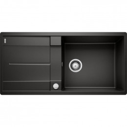 Мойка Blanco Metra XL 6 S-F 525933 c клапаном черный