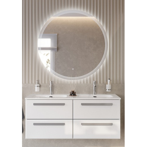 BelBagno Мебель для ванной Eco Cer-N 120 с 4 ящиками bianco lucido CZR-8095-120-2 ручки серые