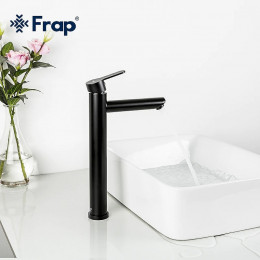 Смеситель для раковины Frap F10801-62 черный матовый
