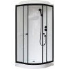 Royal Bath Душевая кабина HK RB 90HK1-T-BL 90x90 стекло прозрачное профиль черный матовый