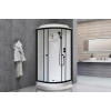 Royal Bath Душевая кабина HK RB 90HK1-T-BL 90x90 стекло прозрачное профиль черный матовый