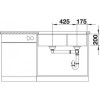 Кухонная мойка Blanco Subline 480/320-U, белый