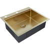 Мойка для кухни Paulmark Brim-Pro PM705951-BG 59x51 брашированное золото