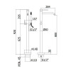Смеситель напольный Paffoni Light LIG032NKN 276123 чёрный никель