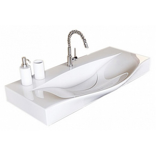 Aqwella Мебель для ванной Бергамо 100 подвесная белая