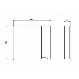 ASB-Mebel Мебель для ванной Бари 80