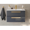 BelBagno Мебель для ванной Eco Cer-N 80 CZR-8095-80 grafito ручки сатиновое золото
