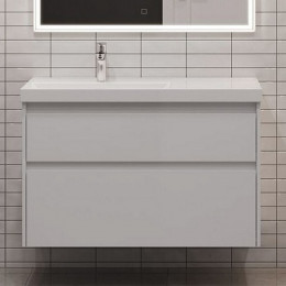 Aquanet Мебель для ванной Nova Lite 2.0 100 L подвесная белая