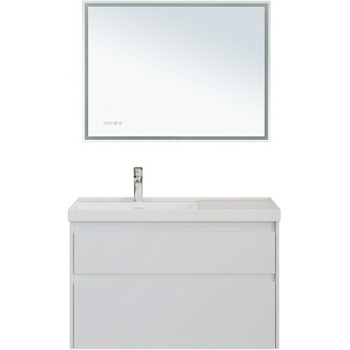 Aquanet Мебель для ванной Nova Lite 2.0 100 L подвесная белая