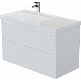 Aquanet Мебель для ванной Nova Lite 2.0 100 L подвесная белая