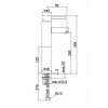 Смеситель для раковины Paffoni Stick SK071HST120 Сталь