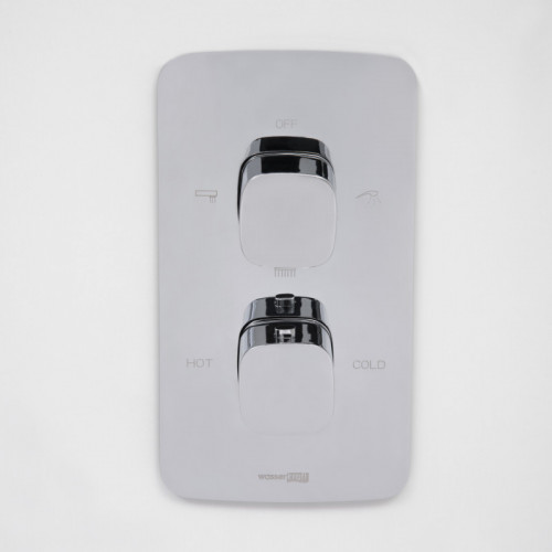Термостатический смеситель для ванны WasserKRAFT Naab 8644 Thermo хром