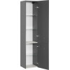 ASB-Woodline Шкаф пенал Каталина 35 R подвесной grey