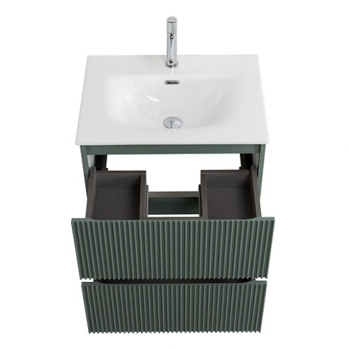 BelBagno Тумба с раковиной Uno 60 подвесная Еловый матовый с раковиной BB-8099-60