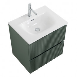 BelBagno Тумба с раковиной Uno 60 подвесная Еловый матовый с раковиной BB-8099-60