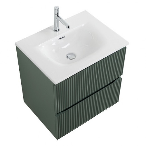 BelBagno Тумба с раковиной Uno 60 подвесная Еловый матовый с раковиной BB-8099-60