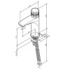 Смеситель для раковины AM.PM Gem F90A02400 хром
