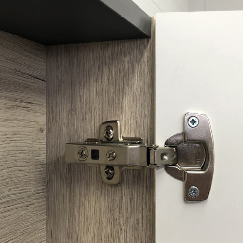 Зеркальный шкаф Comforty Мерано-90 дуб дымчатый, 00-00008508