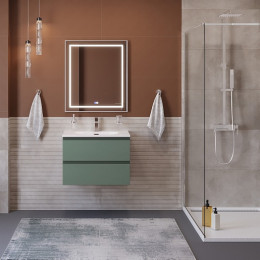 BelBagno Тумба с раковиной Kraft 39-70 подвесная Еловый матовый с раковиной BB-8099-3-70