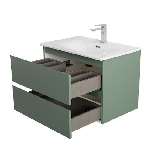 BelBagno Тумба с раковиной Kraft 39-70 подвесная Еловый матовый с раковиной BB-8099-3-70