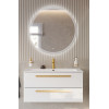 BelBagno Мебель для ванной Eco Cer-N 100 CZR-8073-100 bianco opaco ручки сатиновое золото
