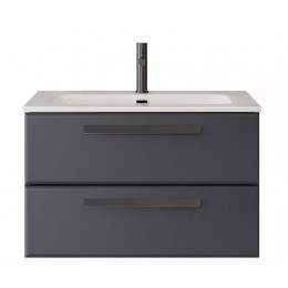 BelBagno Мебель для ванной Eco Cer-N 80 CZR-8073-80 grafito ручки матовые чёрные