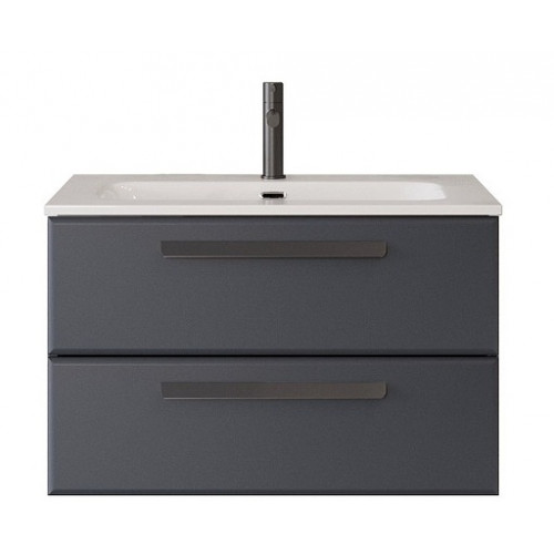 BelBagno Мебель для ванной Eco Cer-N 80 CZR-8073-80 grafito ручки матовые чёрные